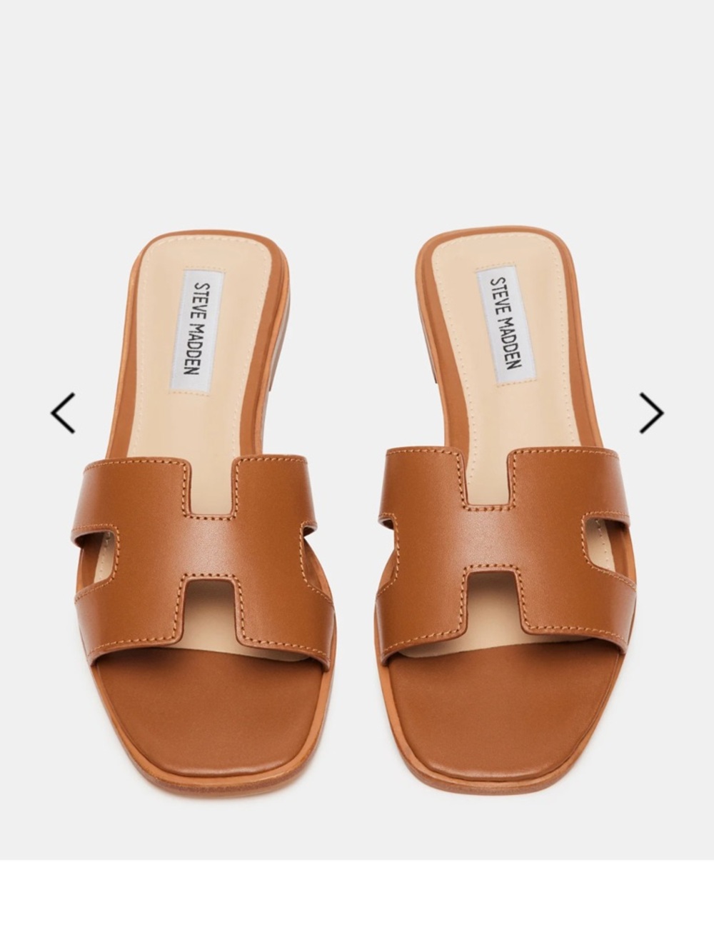 Steve Madden HADYN COGNAC LEATHER Sandal
